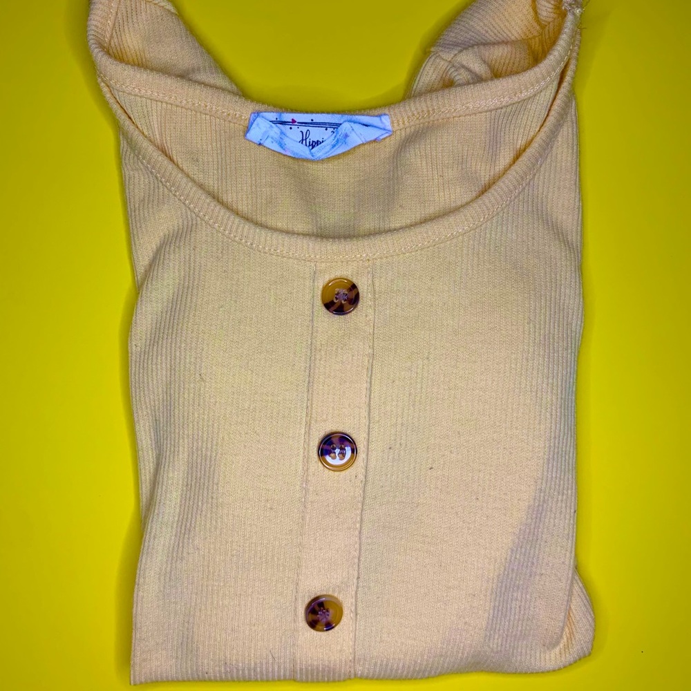 Pastel yellow top